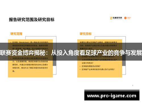 联赛资金博弈揭秘：从投入角度看足球产业的竞争与发展